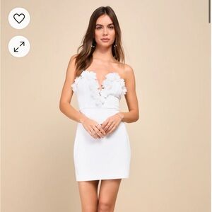 Lulus white mini dress